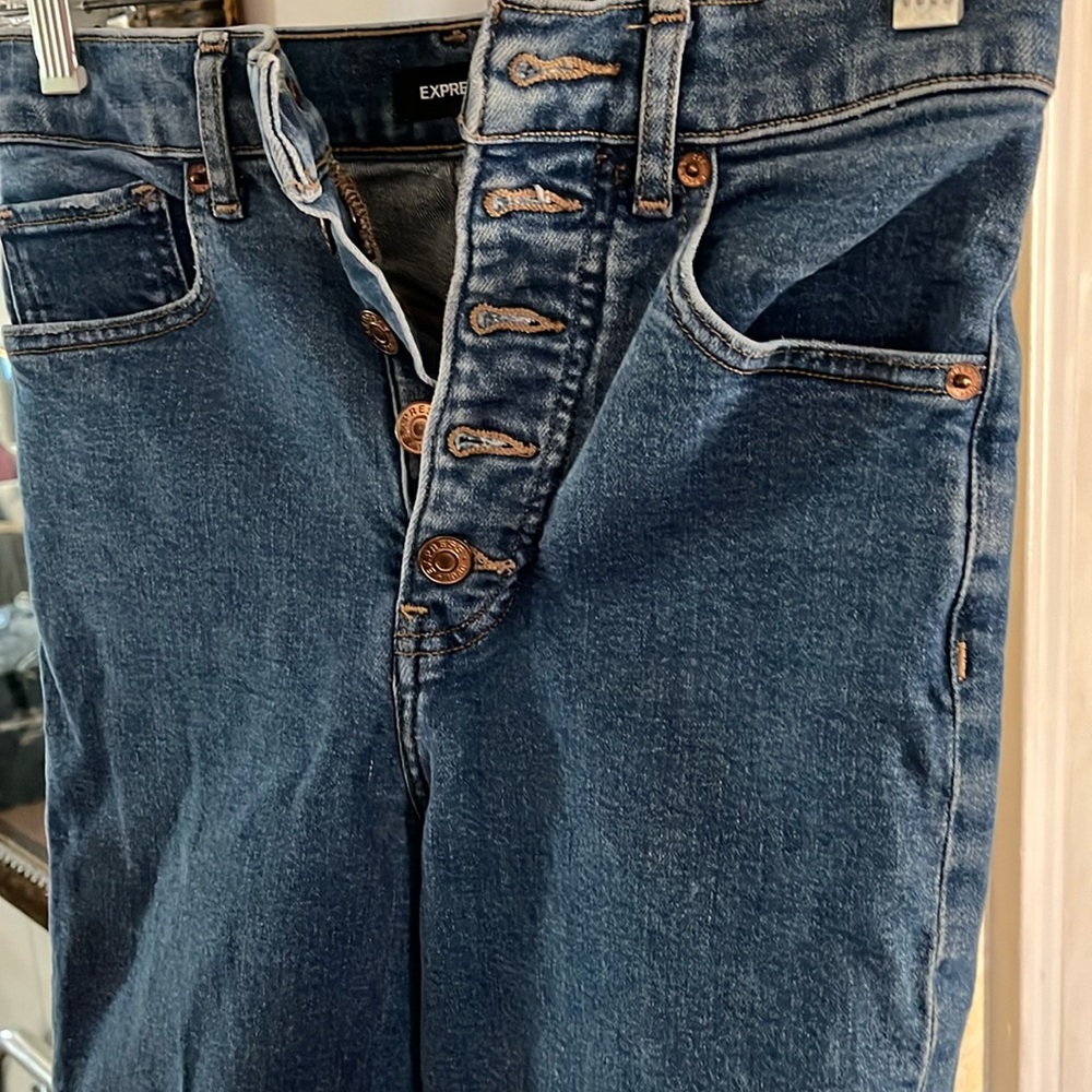 Express mom jeans size 0 good condition